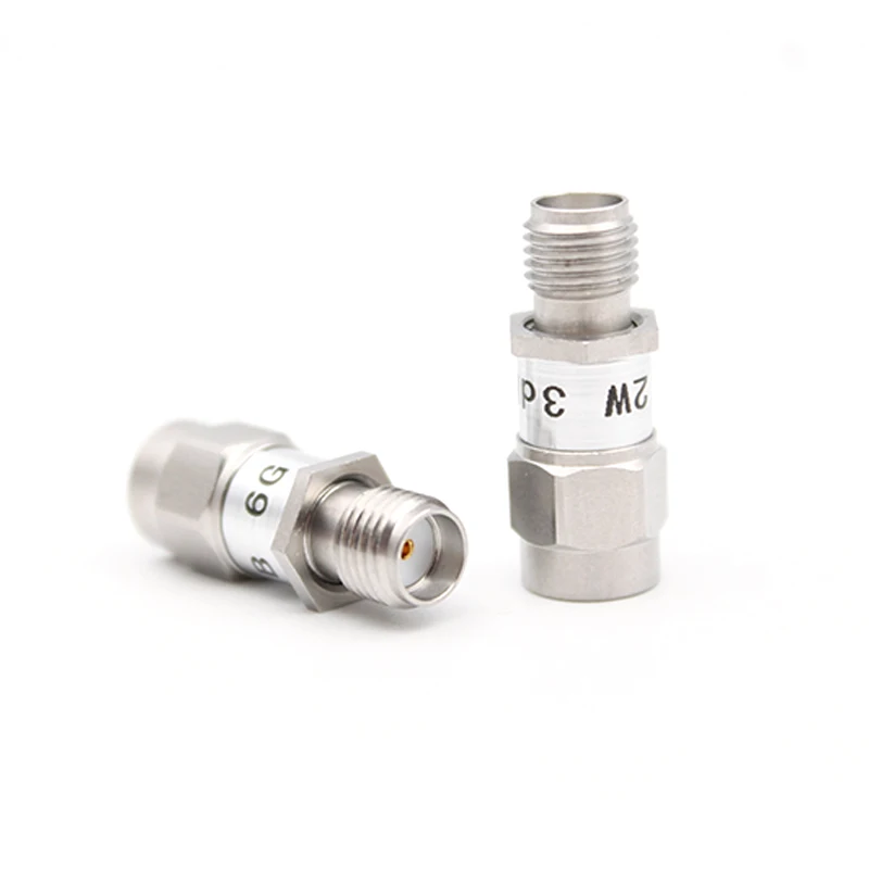 Attenuator SMA male to female attenuator 2W 3dB Frequency 6Ghz