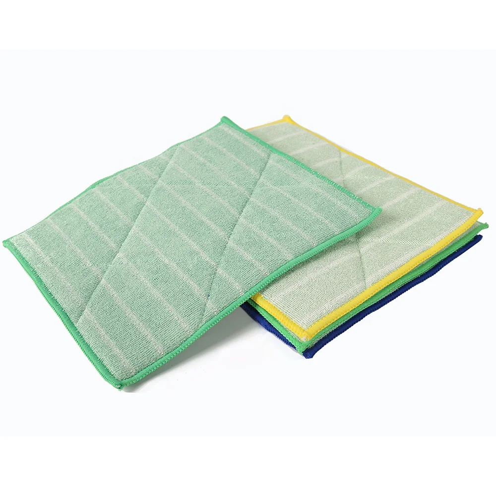 Wholesale Kitchen Cleaning Bamboo Microfiber Dish Wash Sponge