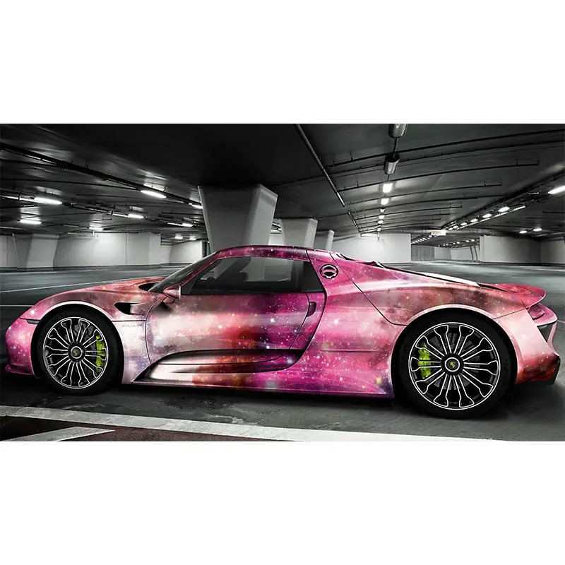 High Quality Camouflage Car Vinyl Wrap Film Car Body Starry Sky Wrap Protective Film