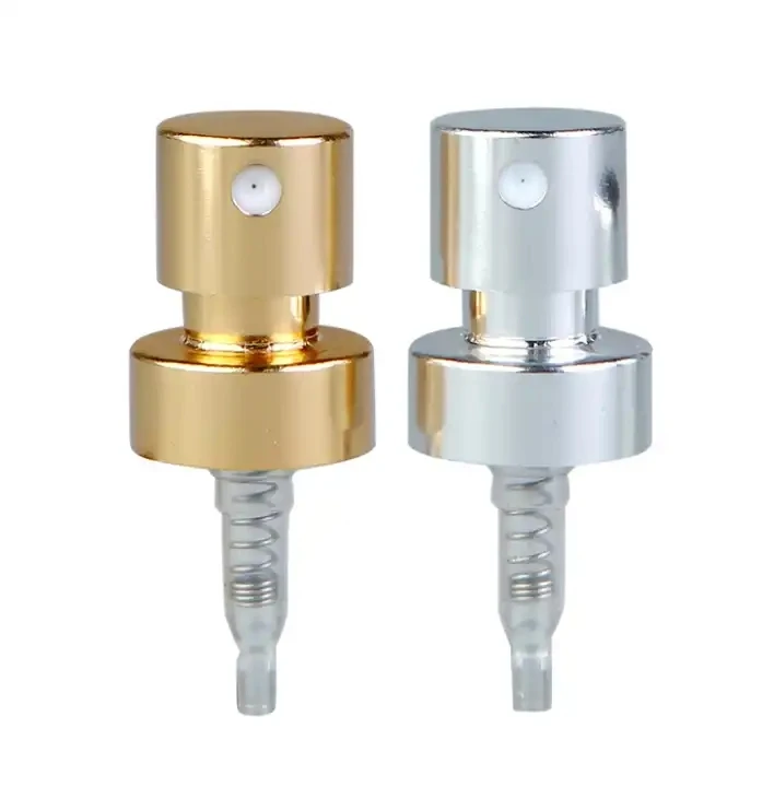 Best Price 18 20 24 28mm Silver Gold Black Aluminium Perfume Atomizer Crimp Pump Fine Mist Sprays Pump With Collar