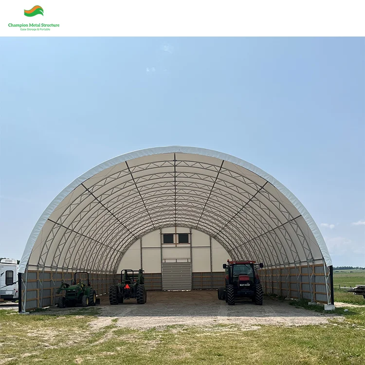 CE сертифицированная палатка для хранения ткани 20x40 футов | Водонепроницаемое промышленное здание холодного и складирования транспортных средств