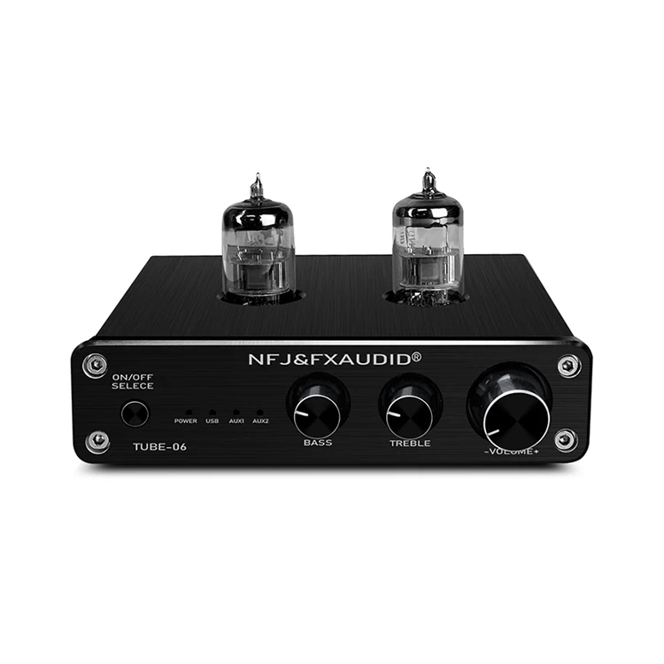 FX-AUDIO два цвета 12v 1a напряжение 6k4 ламповый буфер предусилитель для домашнего аудио