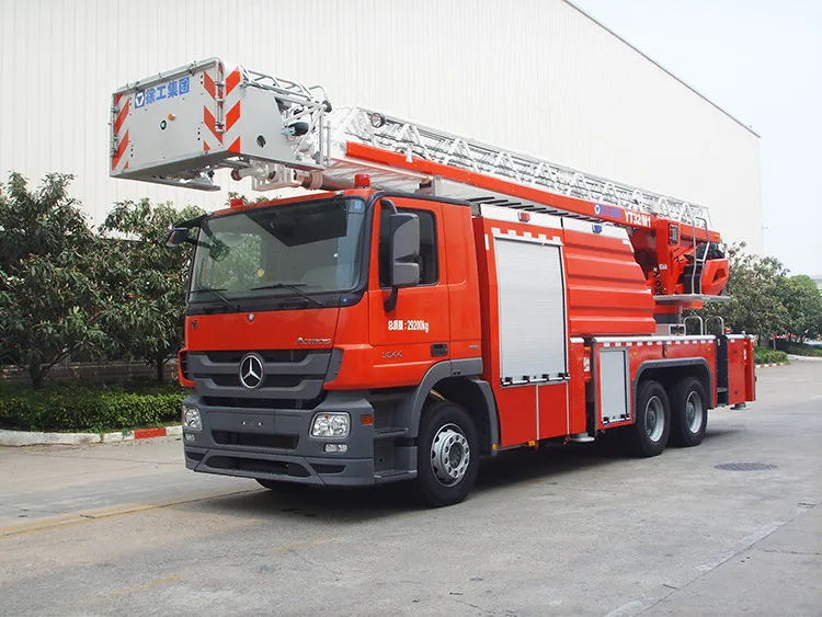 Новая телескопическая пожарная лестница XCMG YT32/M1 32m 6X4 с шасси Benz