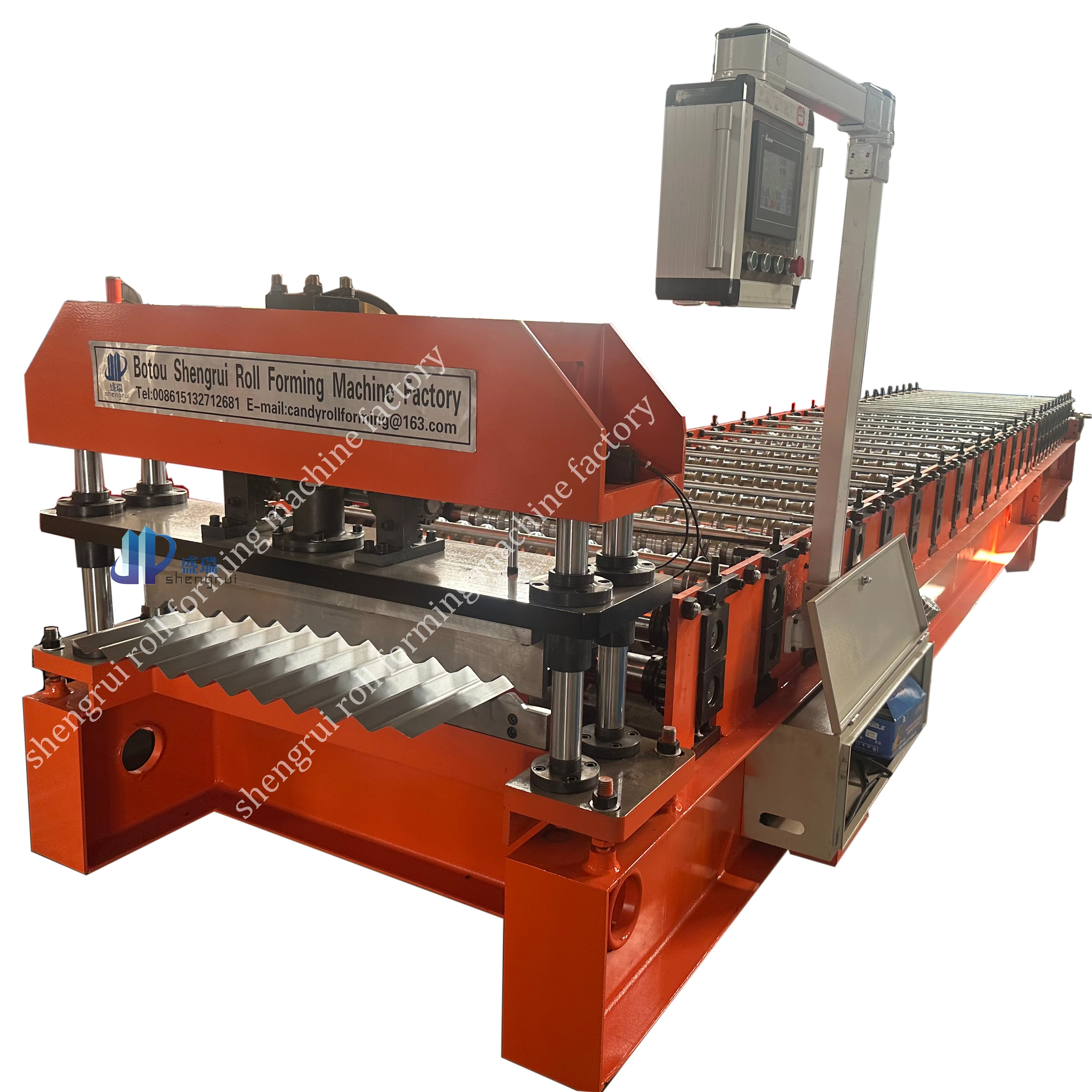 0.16-0.4mm Full Hard G550 Automatic Corrugated Metal Roof Panel Tile Roll Forming Machine Price