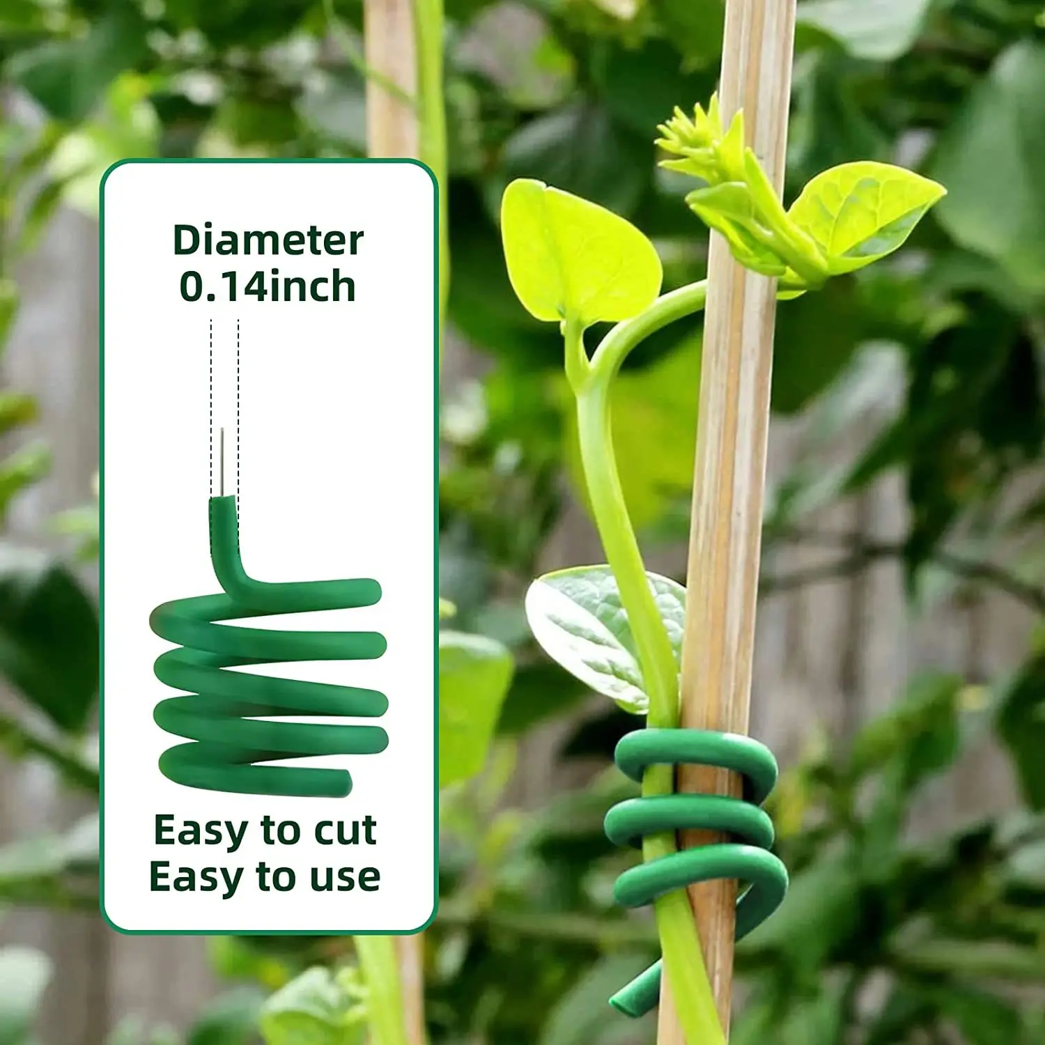 Hot Plants Fruit and Vegetable Orchard Planting Vines Tied Rope Pvc Wrapped Metal Soft Tie Gardening