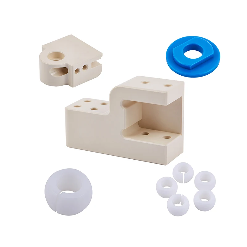 Cnc Lathe Turning Milling POM PVDF PTFE UPE PP Plastic Part Custom Pa66 Nylon Cnc Machining Turning Parts