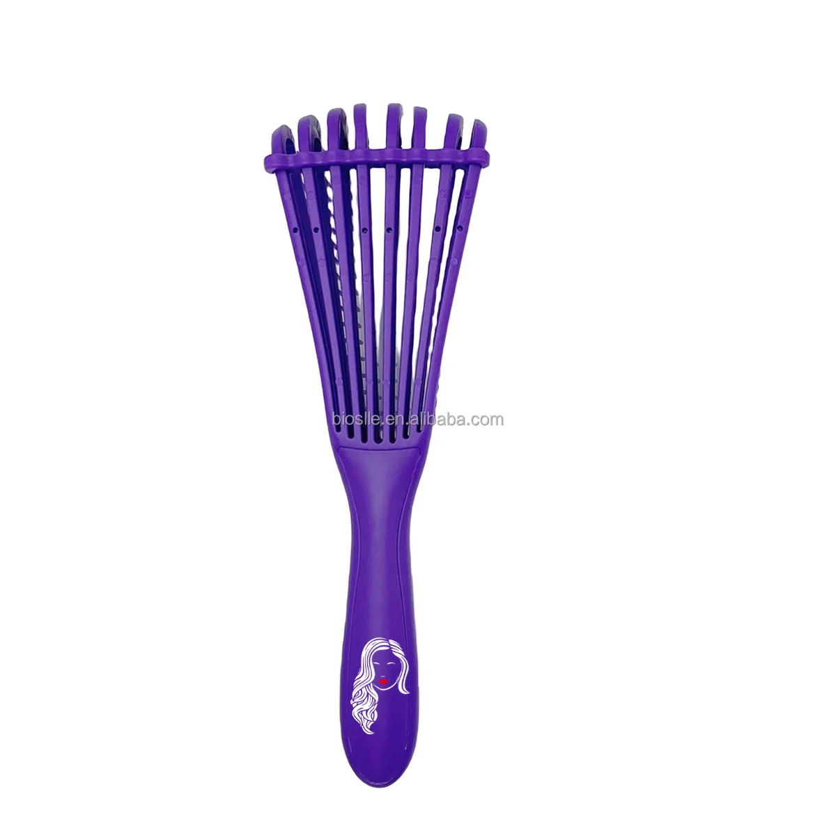 detangler Hair Brush men Plastic Handle Magic Eight Rows Octopus Spare Ribs Afro Comb Detangling Hair Brush