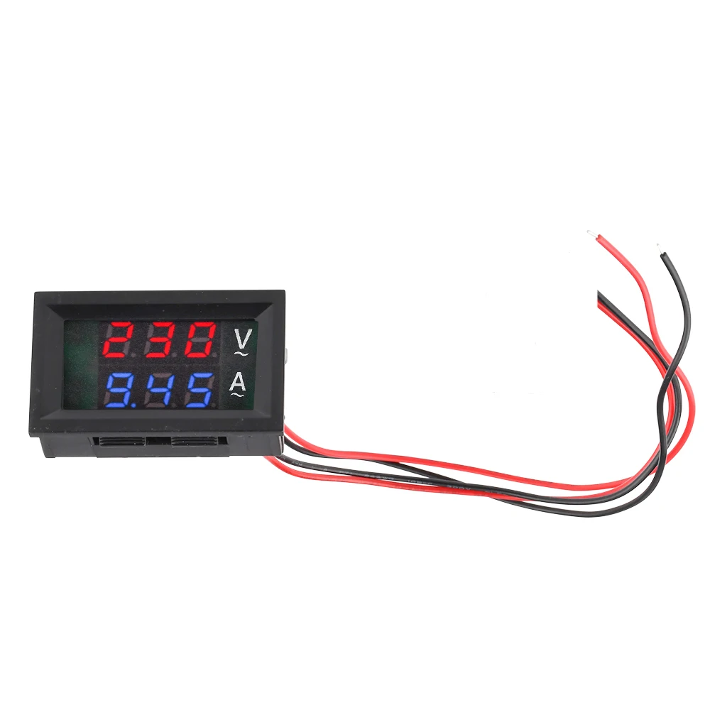 AC 50-500V Digital LCD Voltmeter Ammeter 10A 50A 220V Voltage Current Meter Tester Detector Current Transformer