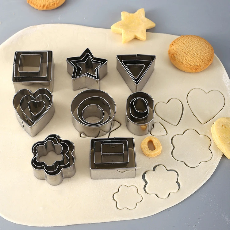Bakeware Cookie Tools Custom Stainless Steel Pie Pizza Cookie Cutter Round