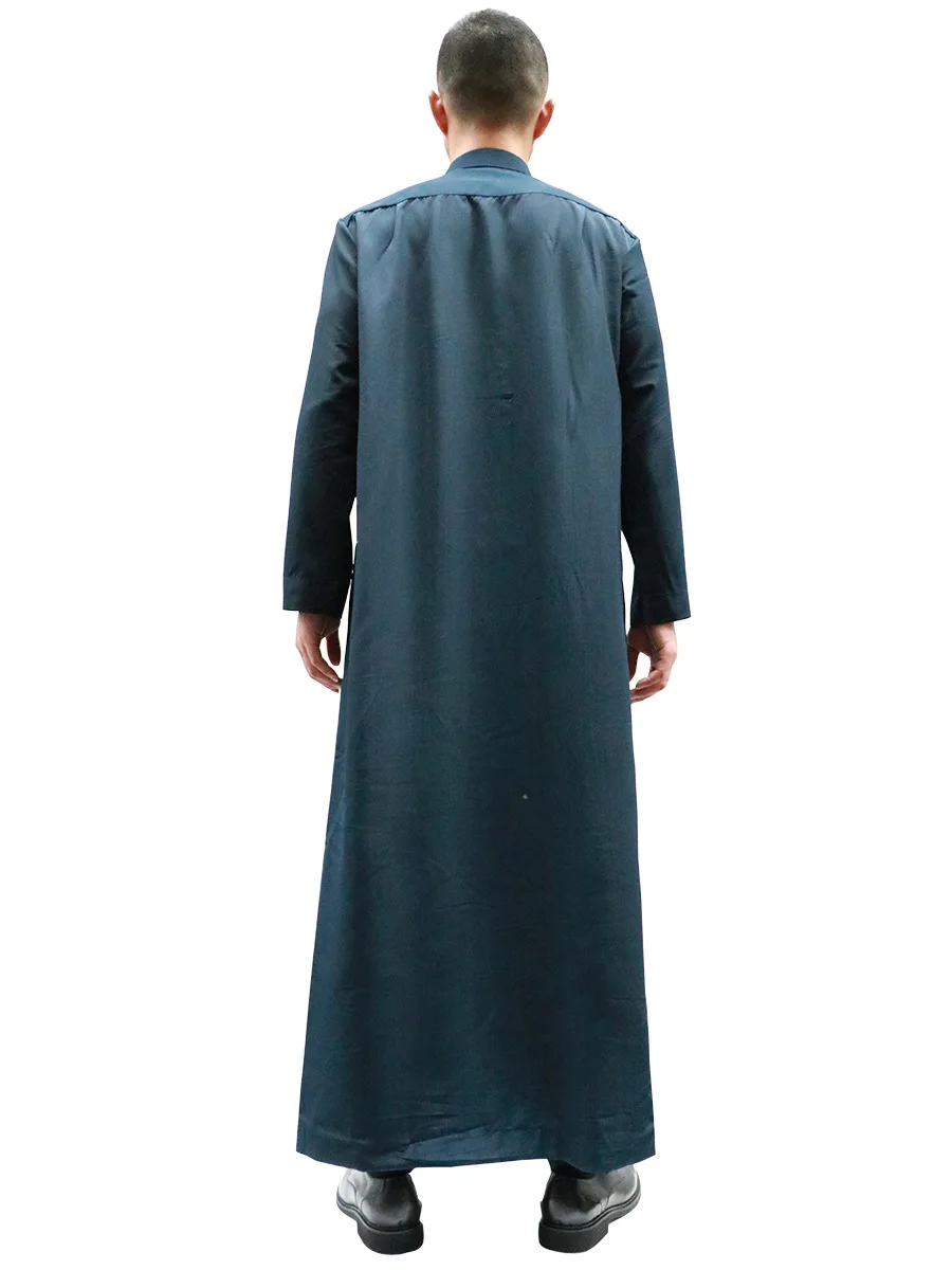 
Hot sale Muslim thobe for men solid color sells Pakistan Arab arabic thobe men 