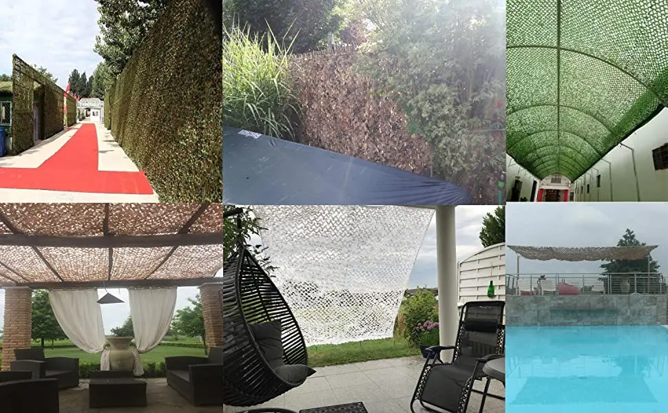 Gujia Camo Netting Net Bulk Roll Lightweight Durable Thermal Multispectral Camouflage Net for hunting camping decoration