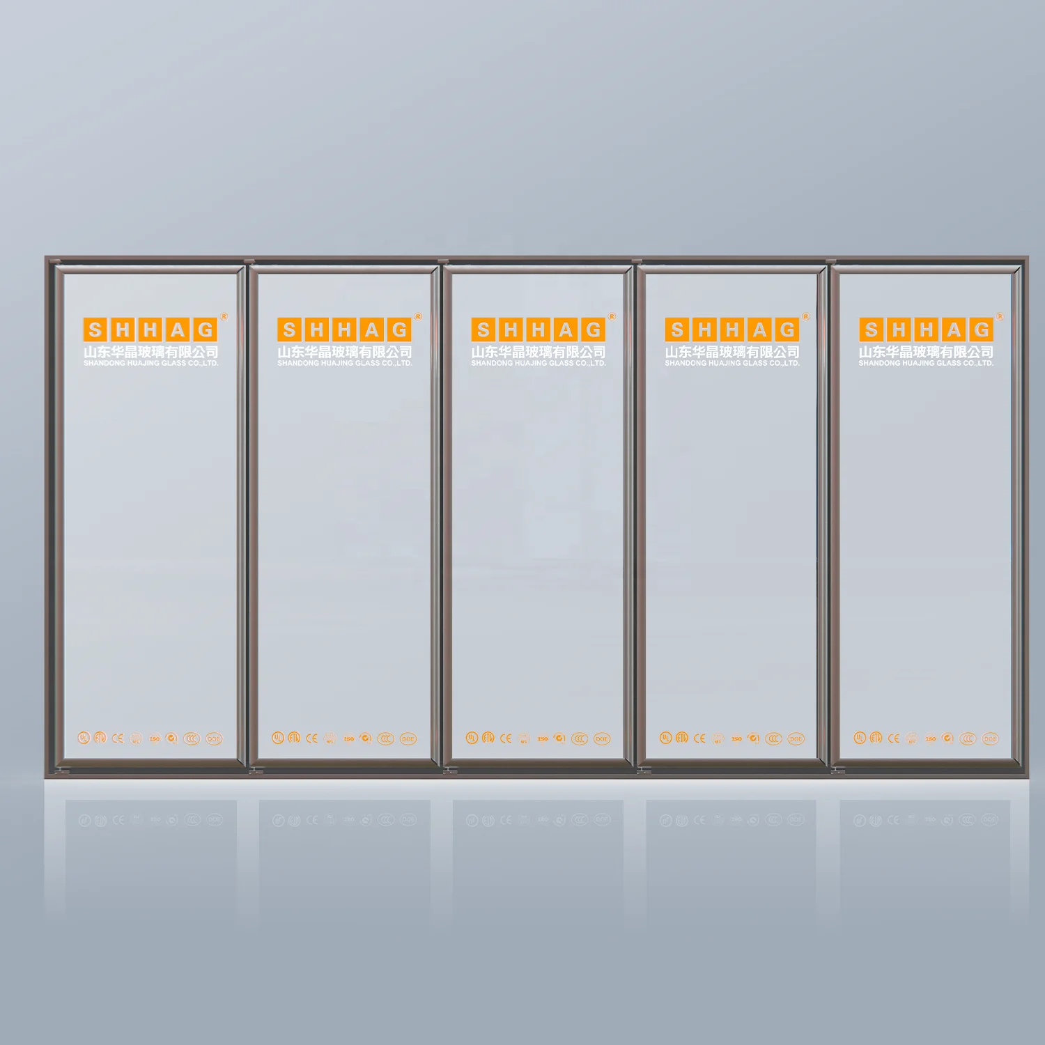 Buy walk-in cooler glass door from China with a good price