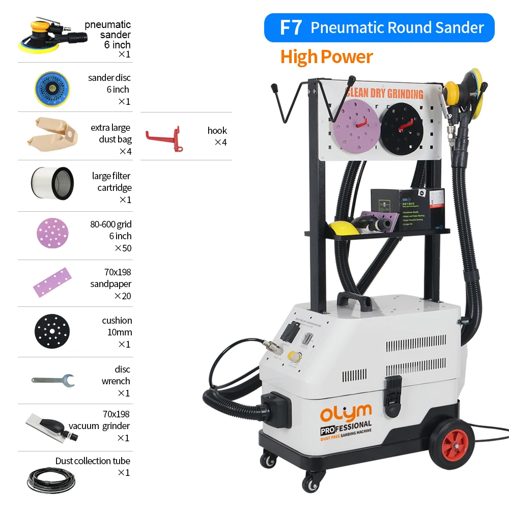 2023 paint sanding machine car surface dust free sanding machine