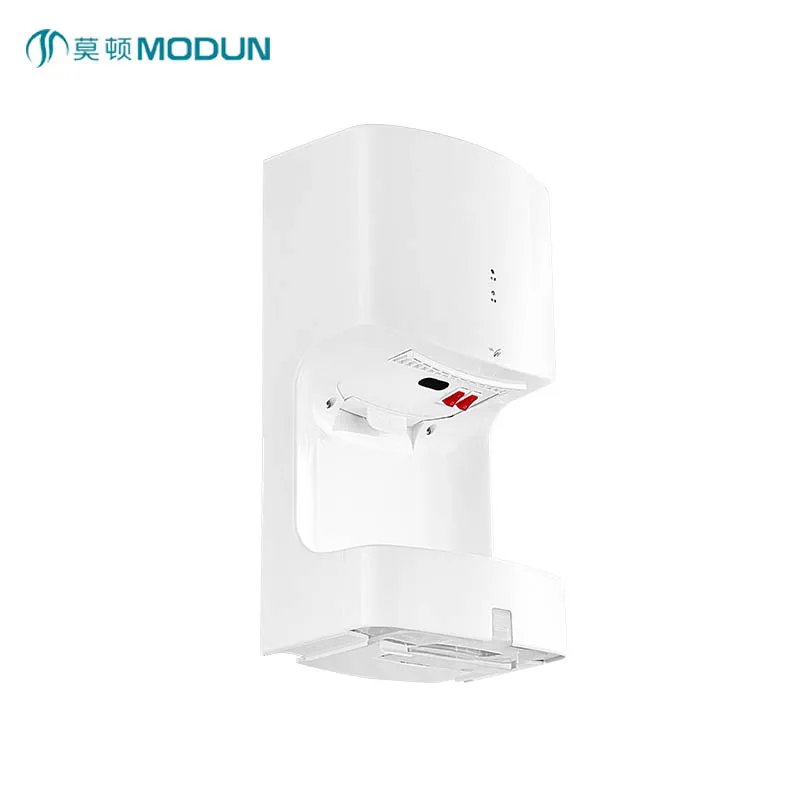 Electric Commercial  Wall-mount Hand Dryer ABS Plastics White Automatic Hand Dryer for Household
