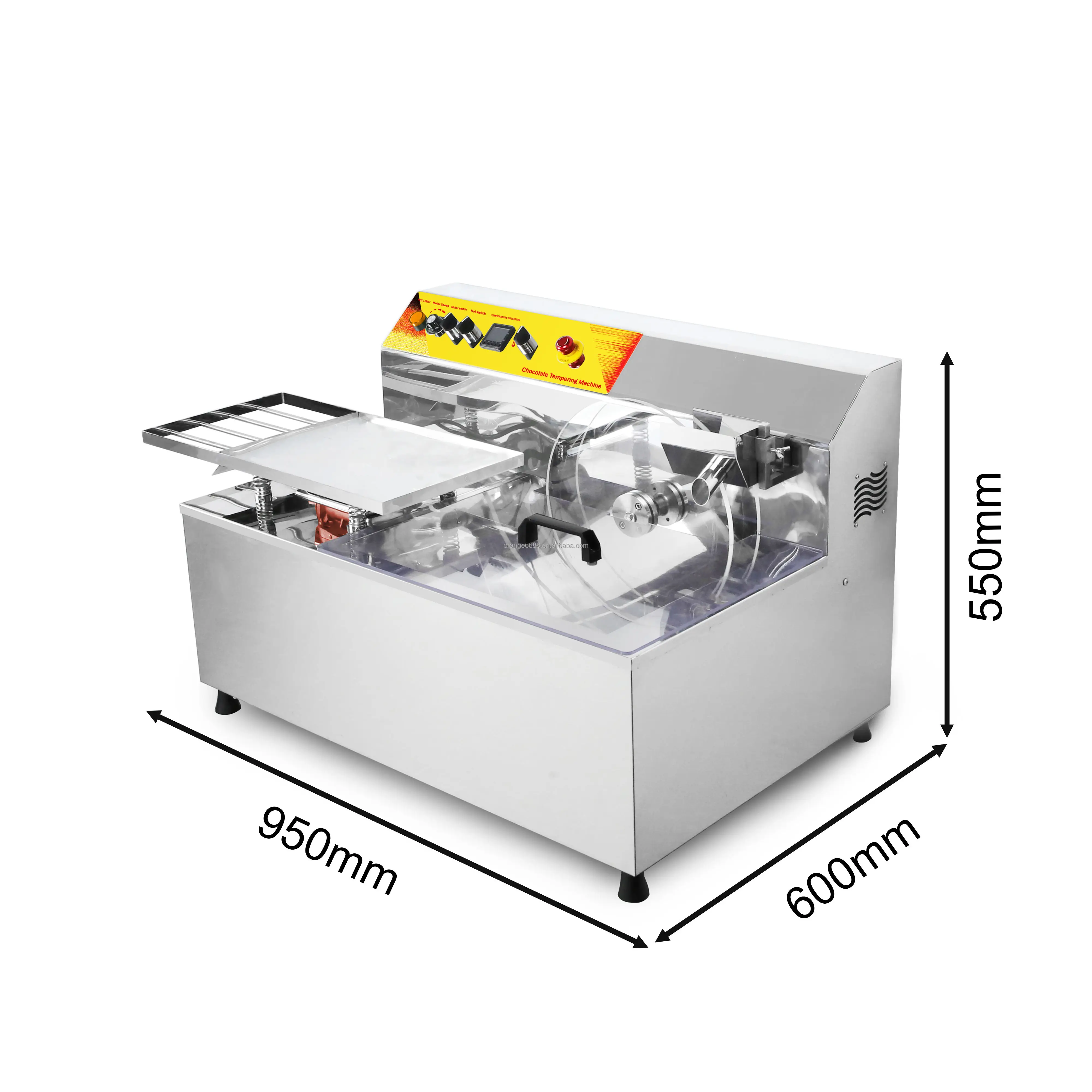 Multi-Function Chocolate Melting Tempering Coating Making Machine Vibration Table Molding Melting Machine