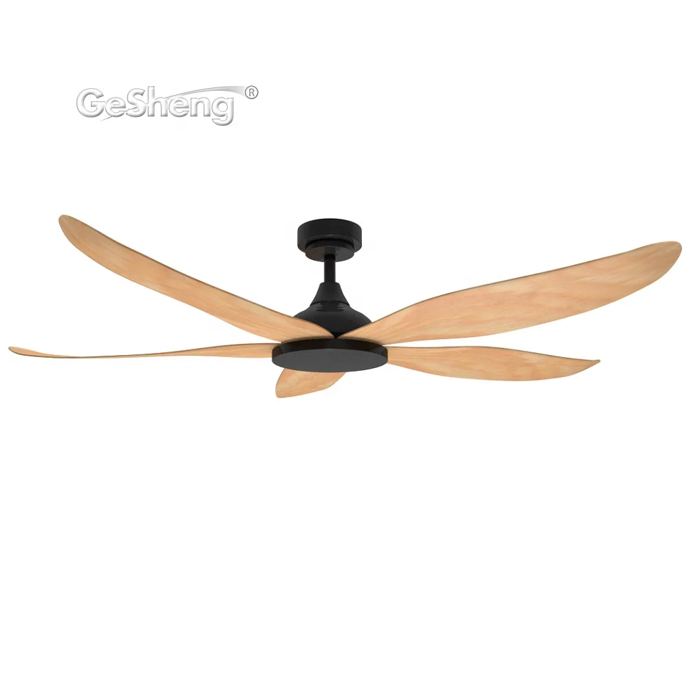 Home accessories bldc cooling cealing fan europe style dc 5 ABS blades dc ceiling fans and remote