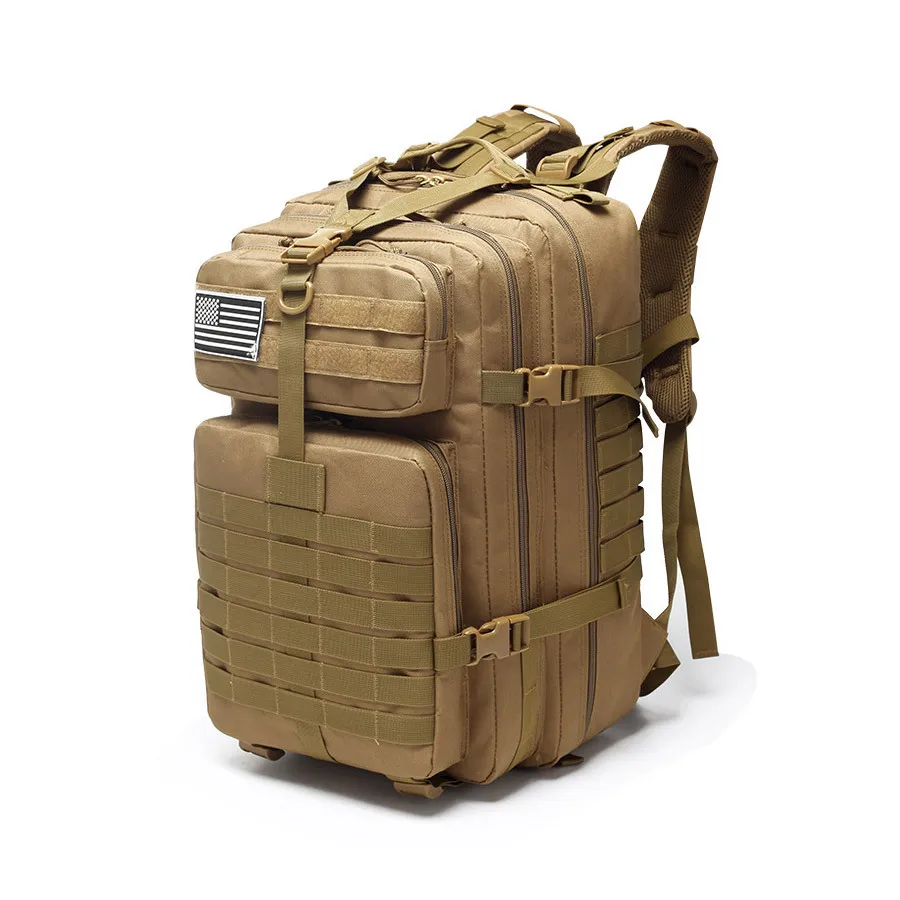 New hiking and rock climbing waterproof Oxford backpack riding mountaineering bag camouflage tactical bag