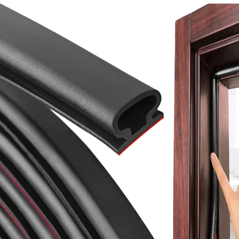 Self-Adhesive Door Seal Strip for Door Frame ,TPE Weather stripping Door Seal