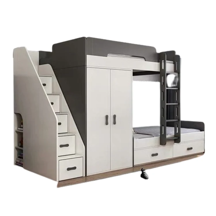 Loft Bed With Desk, Loft Bed With Slide, Adult Loft Bunk Bed With Wardrobe And Table, Low Loft Bed, Adult Loft Bed Closet