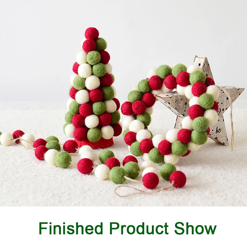 Bulk Home Decoration Wool Felt Ball