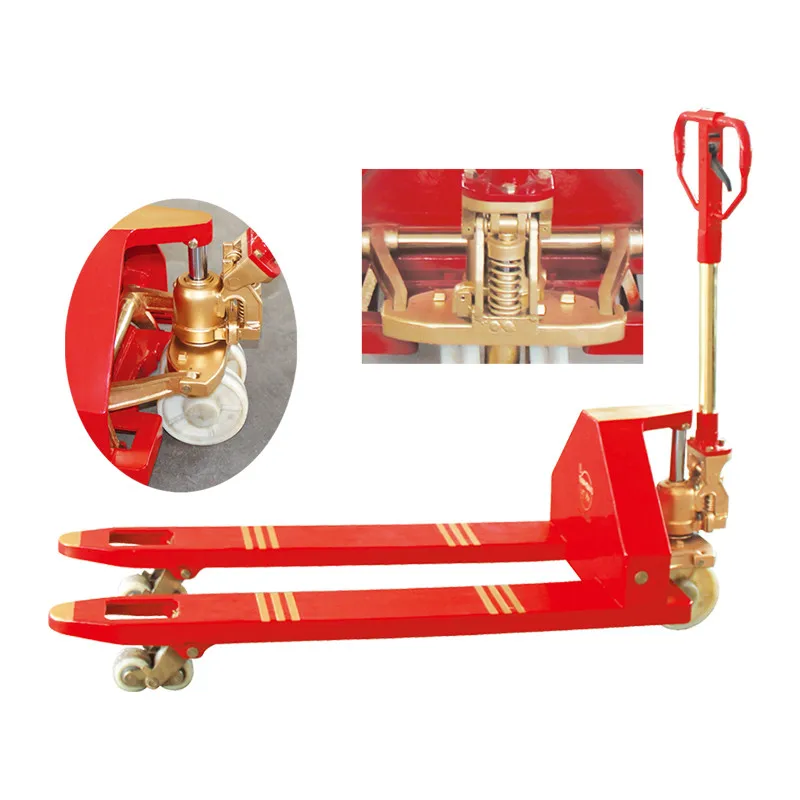 2022 New Design Popular High Quality WEDO Tools Corrosion Resistant Non Sparking Hydraulic Pallet Truck