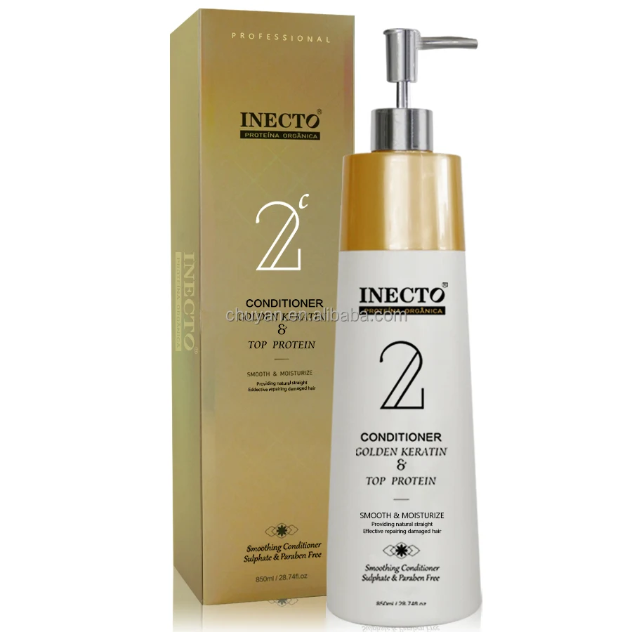 Color Safe  INECTO Protein Hair Shampoo Mask Set Hair Growth Sulfate Free Daily Home Use Hair Care Formula 850ML