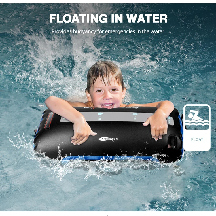 BESTOP Good Price 840D TPU Big Capacity 20L Universial Backable Foot Pressure Pump Camping Water Storage Bag