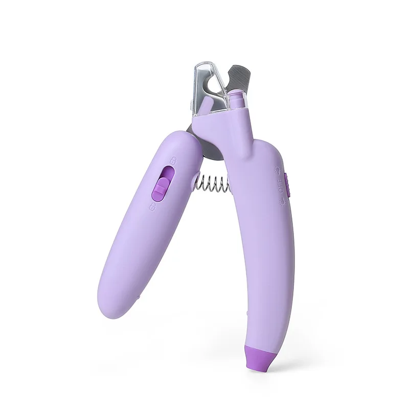 Cat cutting nail clippers dog nail clippers with light anti-splash nail piercing device dogs and cats supplies