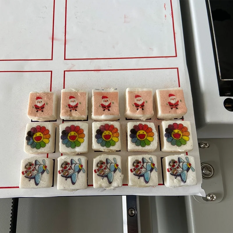 Best Fast Longlife Newest Direct to Candy Macaroon Cookies Marshmallow Chocolate Printing Machines