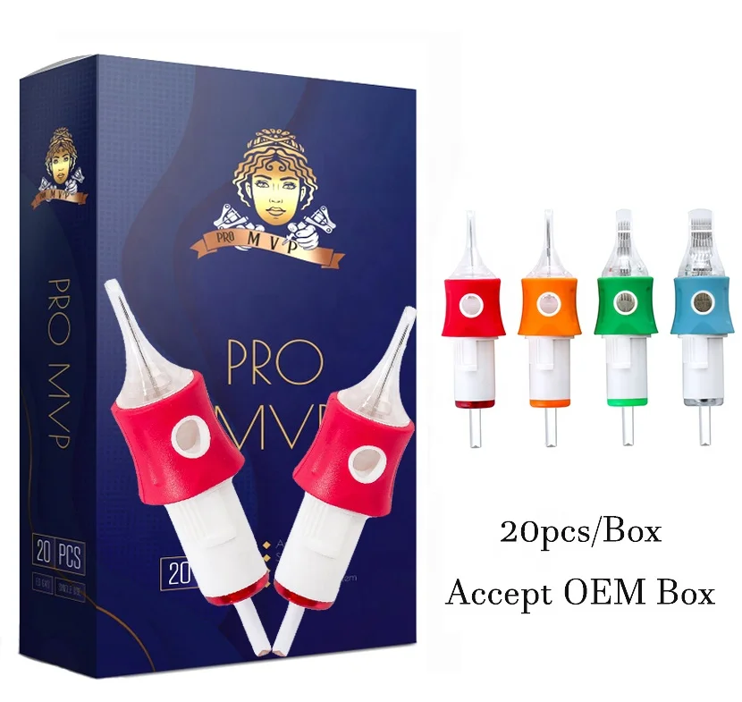 YaBa Newest 1RL 0.35mm OEM Tattoo Supply Cartridges Needles For Tattoo Machine Tattoo Cartridge Needle