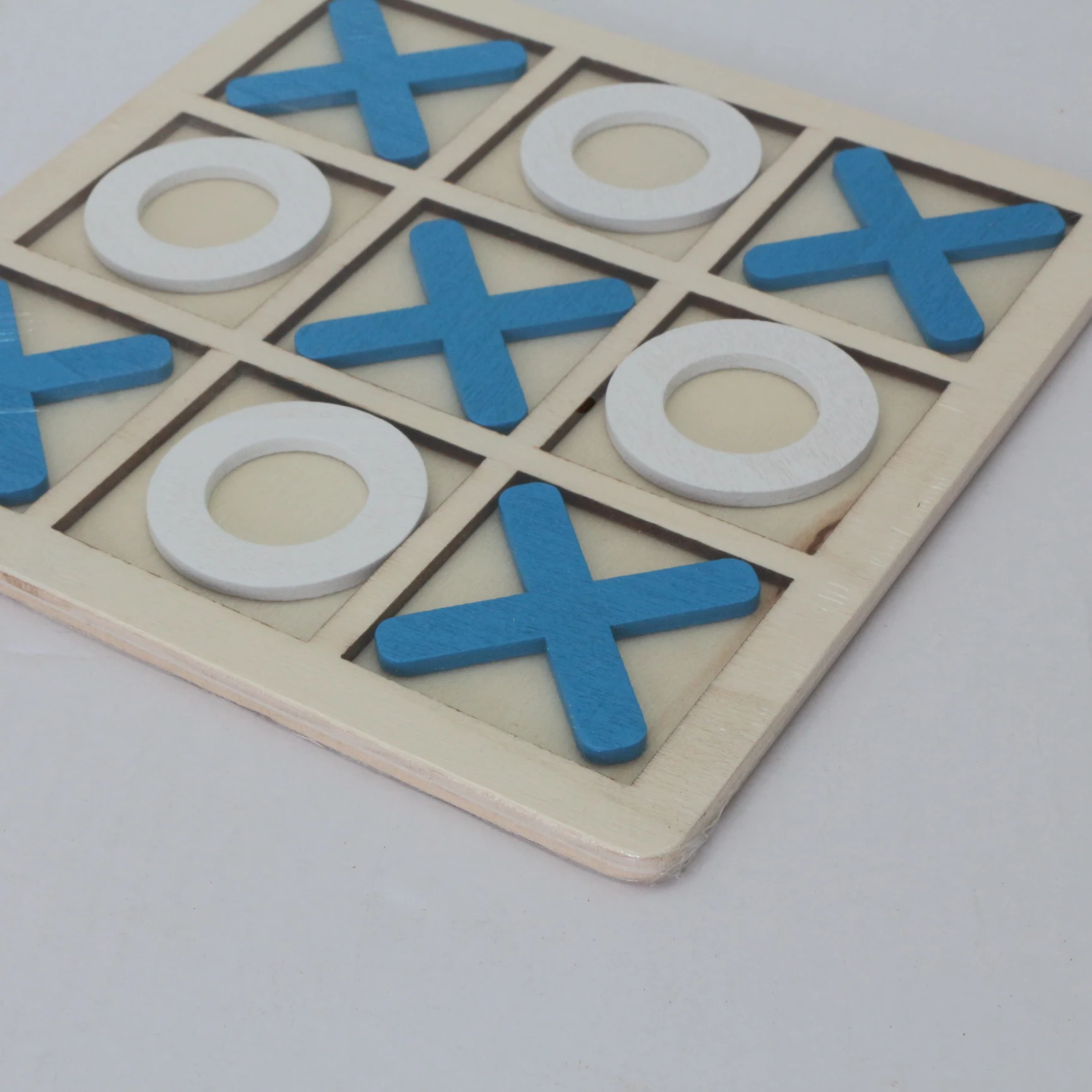 Educational Toys Promotion Puzzle Rainbow Stacker Bulk Good Quality Food Popular Baby Rattles Toys Wood Tic tac toe