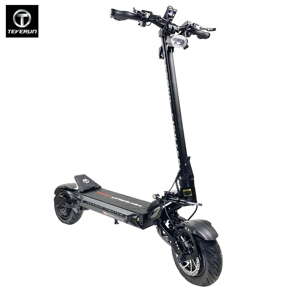 New Arrival Teverun Fighter 11+ High Quality TFT display Adult Folding eScooter 60V 35Ah  5000W  Electric Scooter