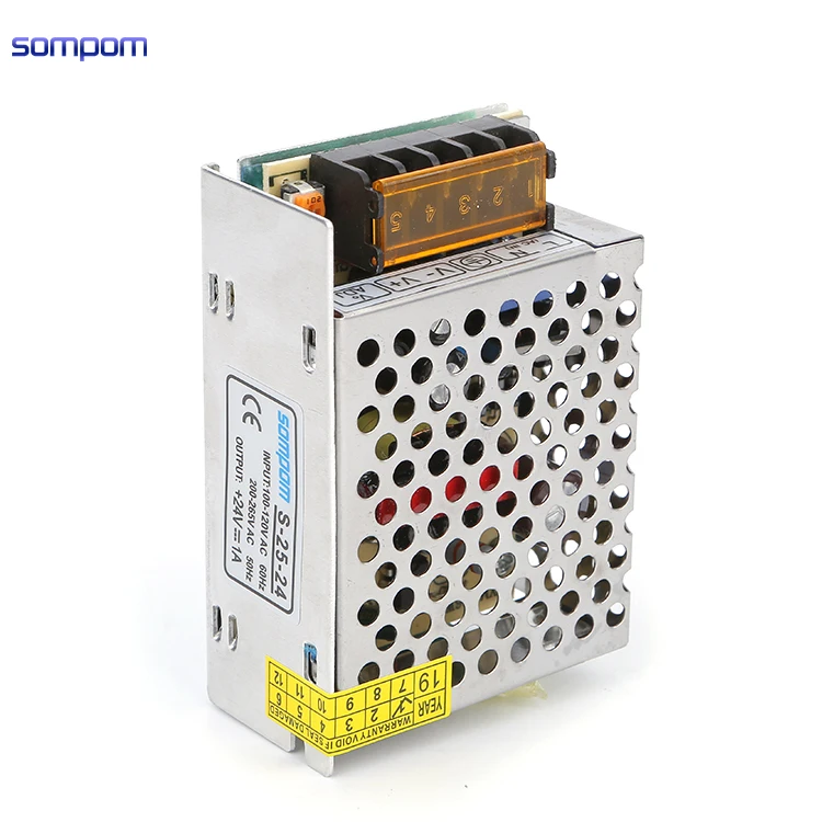 Только один выход импульсный источник питания 1A 25 Вт 24 В