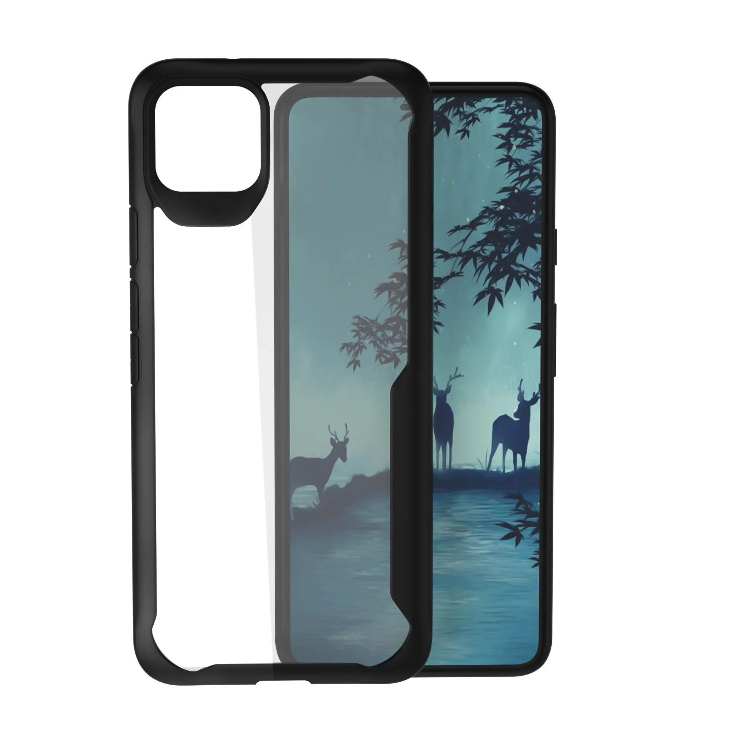 High Quality Transparent Tpu Pc Hard Cover For Google Pixel 7 6 Pro 5A 3XL 4 XL