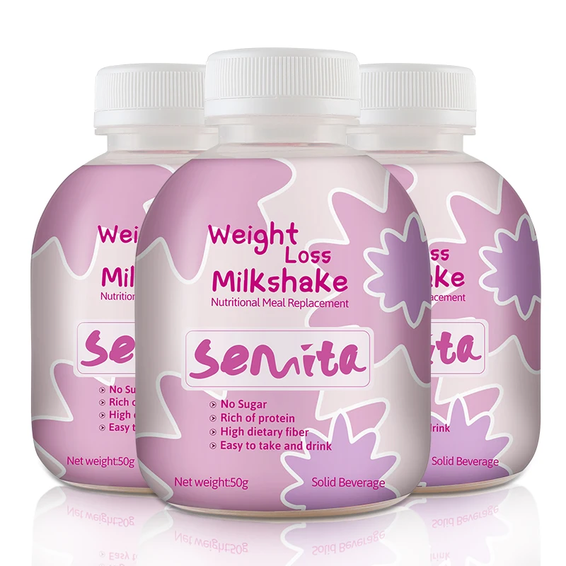 Certificated slimming milk shake private label weight loss shake powder