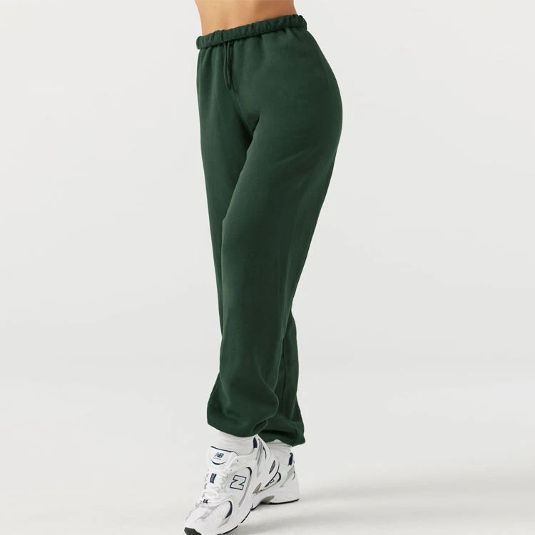 Custom High Waist Sporty Gym Athletic Fit Jogger Pants Drawstring Sweatpants For Women