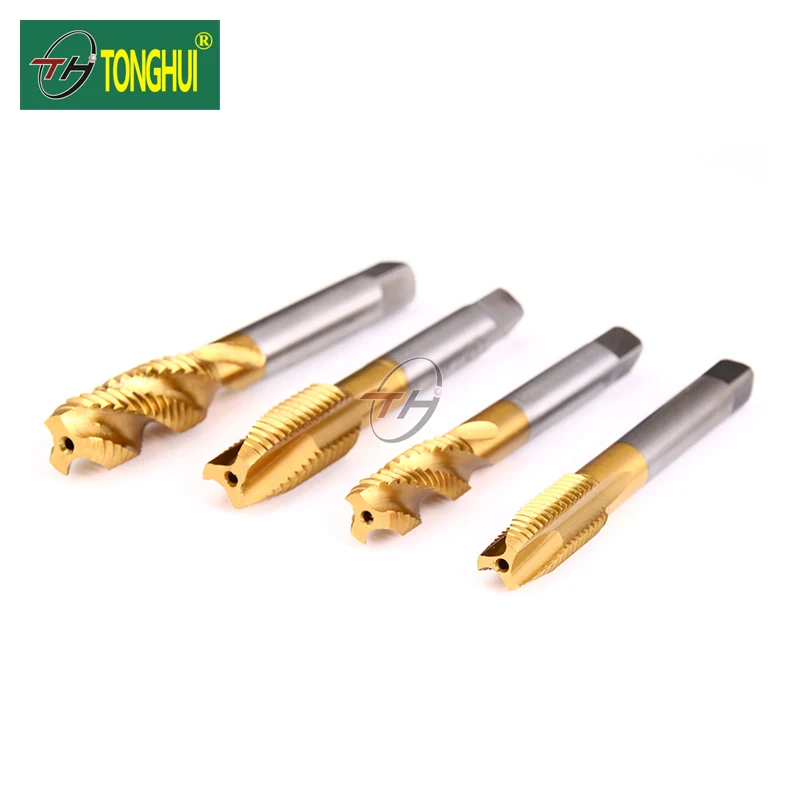 DIN352 HSS M35 Ti-coated Machine Thread Acme tap spiral flute Buttress Thread Tap