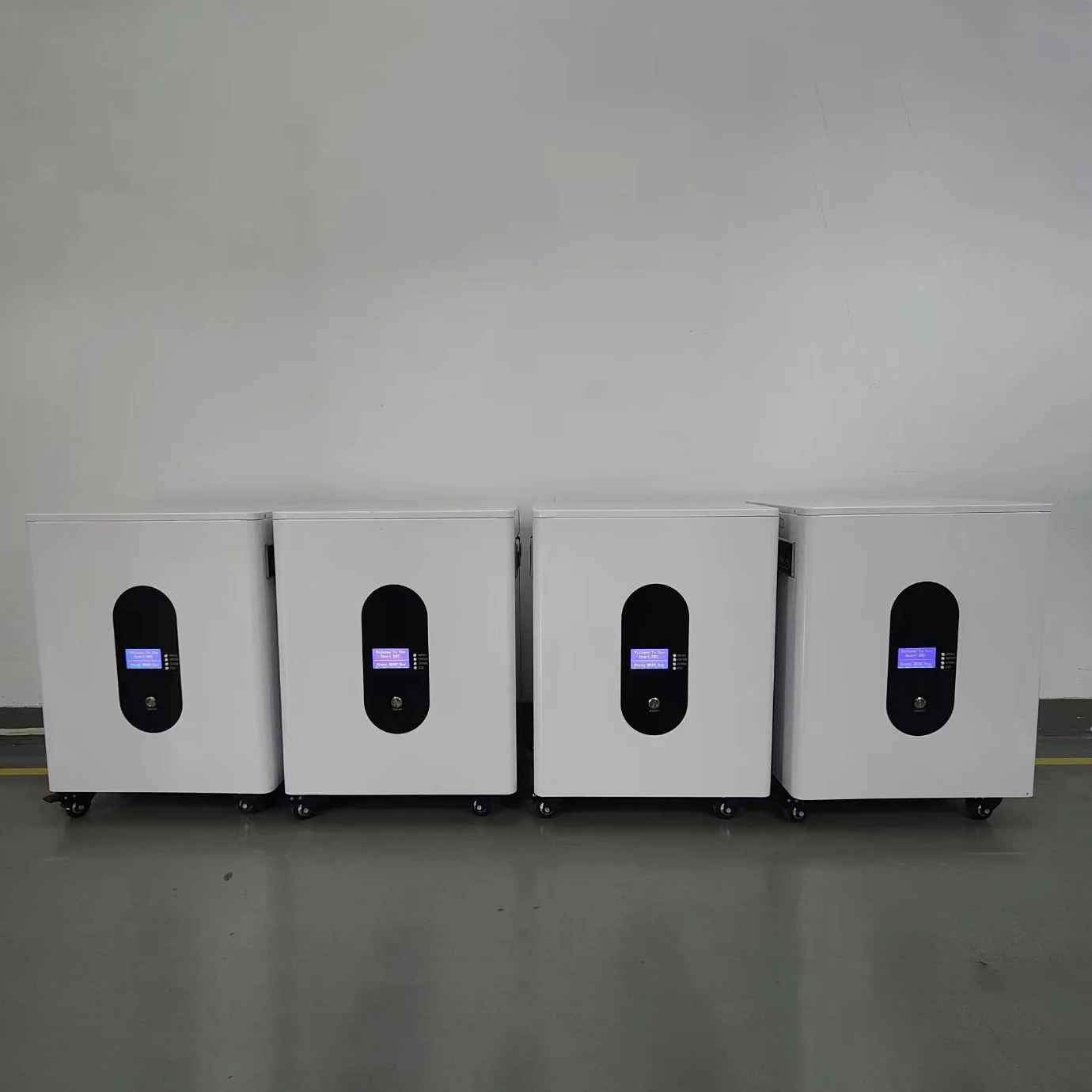 HS 51.2V wall mounted 5kwh 10kwh 48V lifepo4 100Ah 200Ah lithium ion battery for solar system energy storage