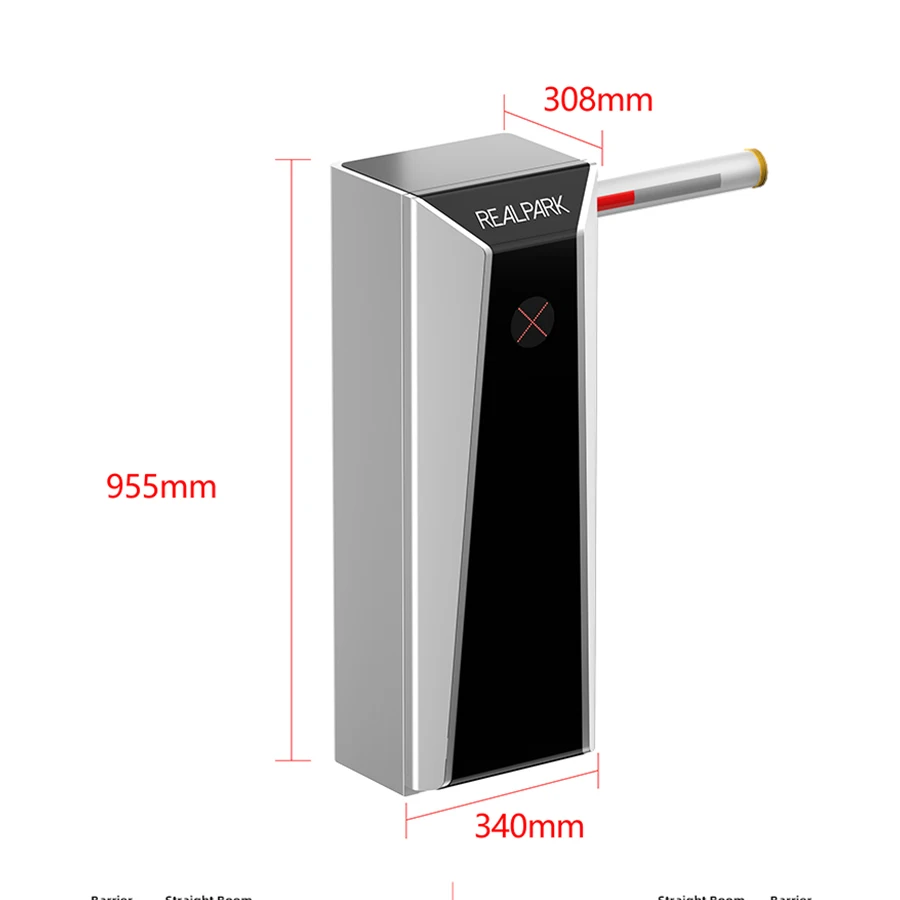 High Speed 0.9s Automatic Servo Motor Remote Control Roadway Safety Adjustable Electronic Car Parking Barrier Gate