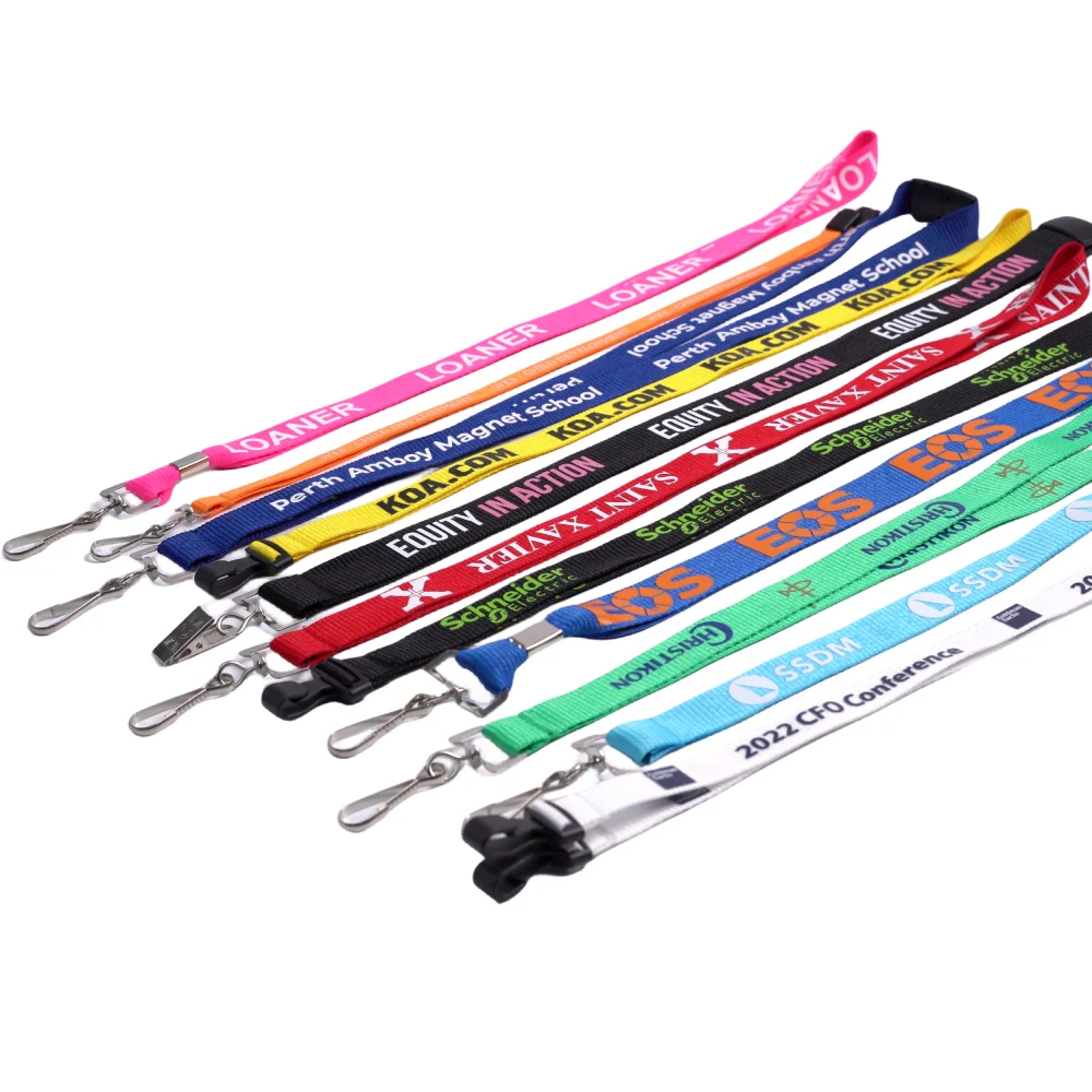 Bestom Id Card Holder Lanyards with Logo Design Custom Strong Id Badge Neck Lace