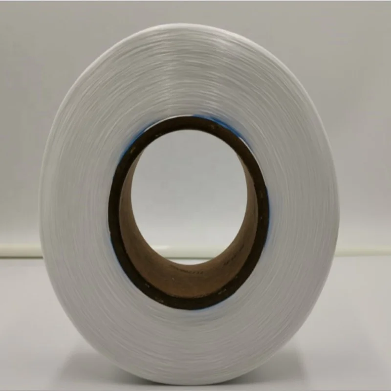 Bare Spandex Yarn 140D Raw White for making high elastane mask earloop