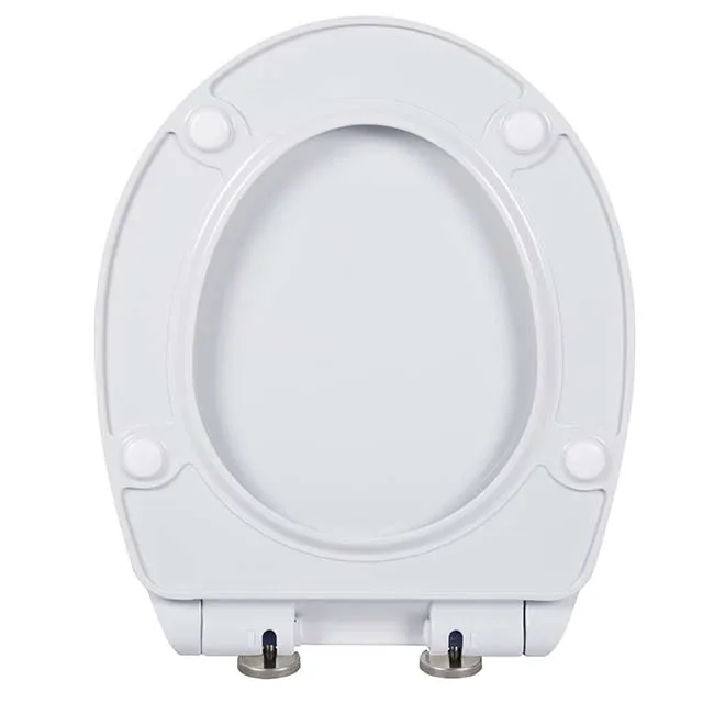 Hot Sell C.R. Smart Inox Hinges Toilet Seat Cover With Inox Hinges Modern Bathroom Seat Made In Italy
