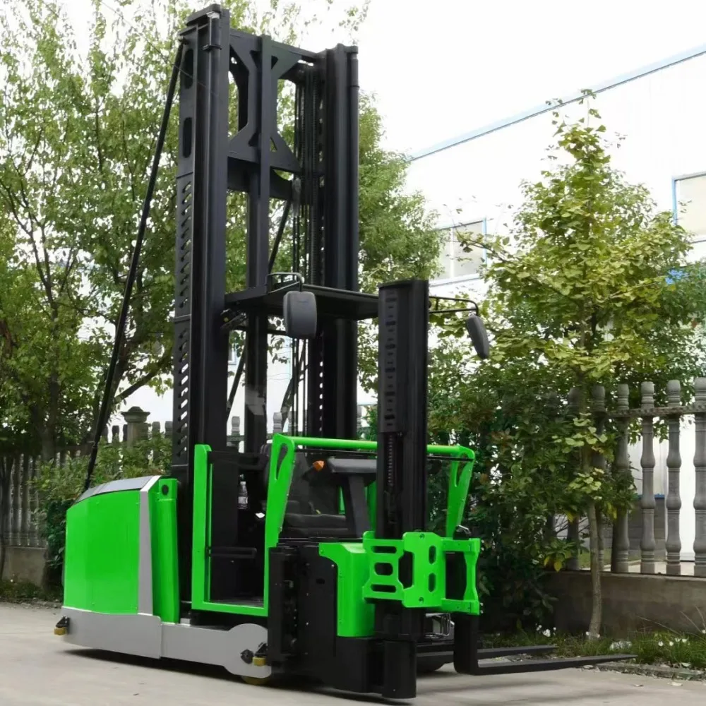 Electric very narrow aisle VNA forklift man up turret forklift with capacity 1.5t lift height15 m