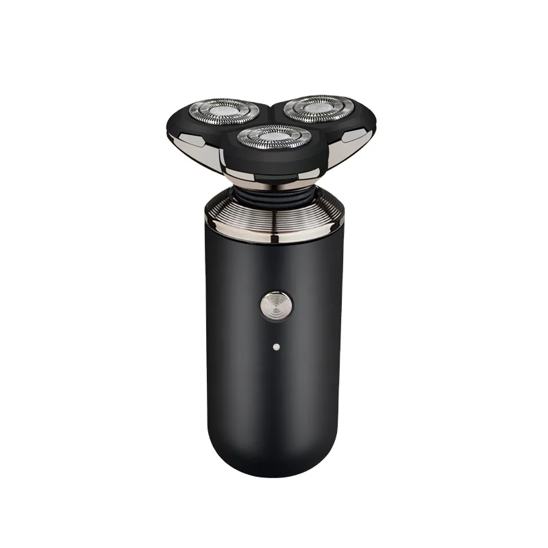 5 in 1 Men Rechargeable Mini Electric Shaver Electric Shaving Beard Machine Razor Strong floating 3 heads Portable Black