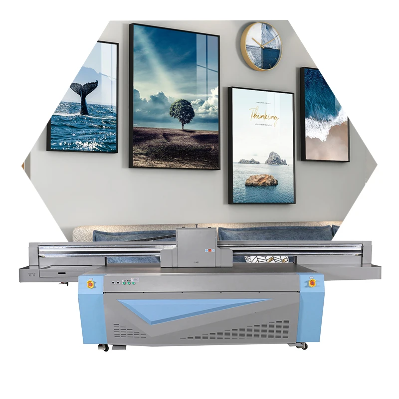 Fortune Manufacturing 2513 UV Flatbed Printer Ricoh gen6 head for Glass Wood phone case pvc Card UV printing Machine