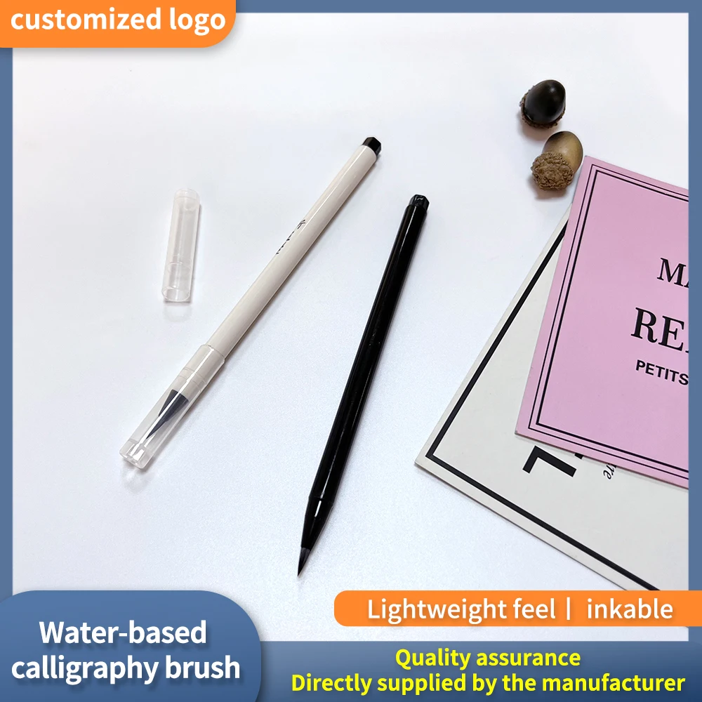 SEAPEN Portable soft-headed brush water-based calligraphy pen automatic straight liquid type can be inked and customized logo