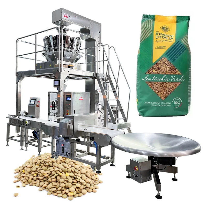 IKE Factory Price Automatic 1 kg 3 kg 4 kg 5 kg Lentil Weighing And Packing Machine
