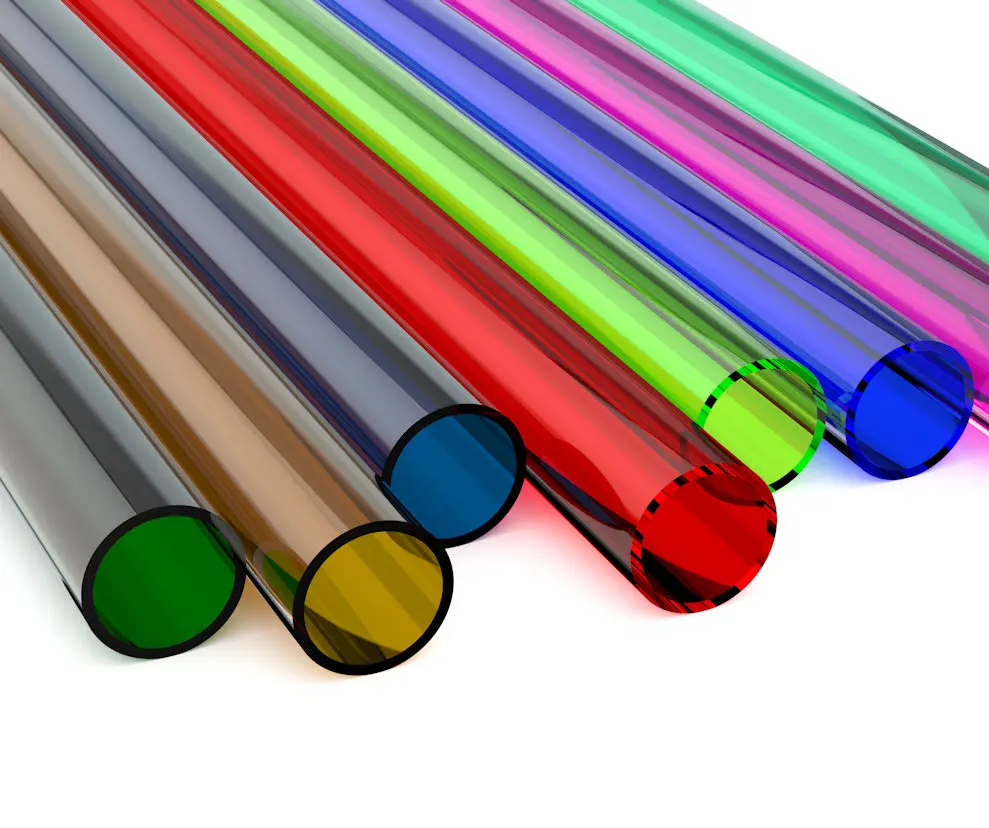 Factory custom decorative clear colored plexi glass pmma bar plastic polygonal extruded acrylic hexagon rods