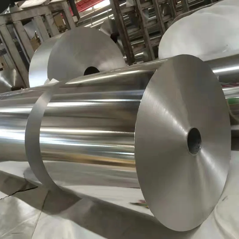 Good Quality 8011 Aluminum Foil Roll Food Grade 35 Micron In Jumbo