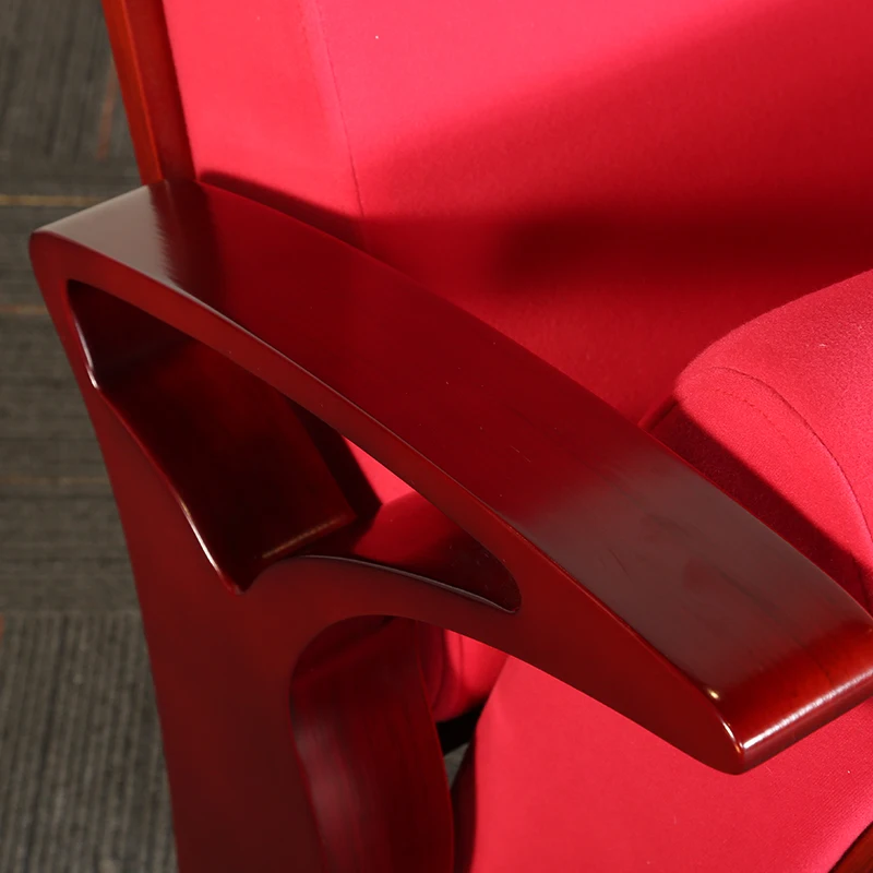 Китайский поставщик, функциональные лекционные кресла для кинотеатра, удобные деревянные стулья для концертных залов